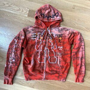 Great China Wall - Vintage Hoodie - RARE mechanized robot theme - Men's size L